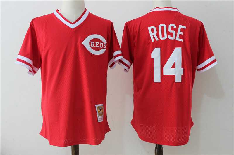Cincinnati Reds #14 Pete Rose Red Cooperstown Collection Mesh Batting Practice Jersey,We sell and wholesale Cincinnati Reds #14 Pete Rose Red Cooperstown Collection Mesh Batting Practice Jersey on line form chian!
